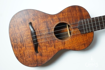 ukulele tenor 14f std. - Figured Hawaiian Koa TOP / Bocote SIDE&BACK [ SMO2023 ]